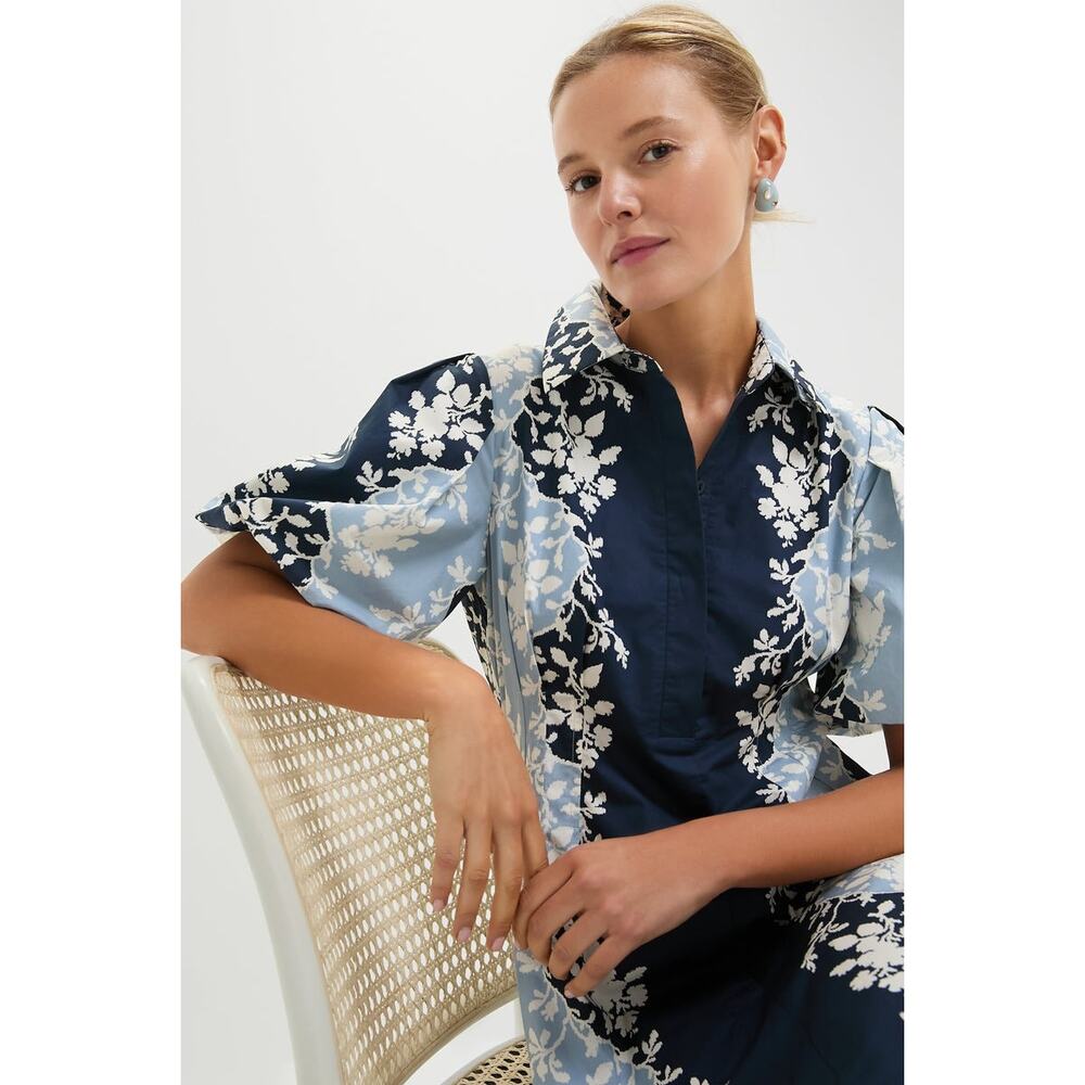 TUCKERNUCK Blue Fog Delaney Dress Size L NWT Retail $298 Tuckernuck - Picture 5 of 7